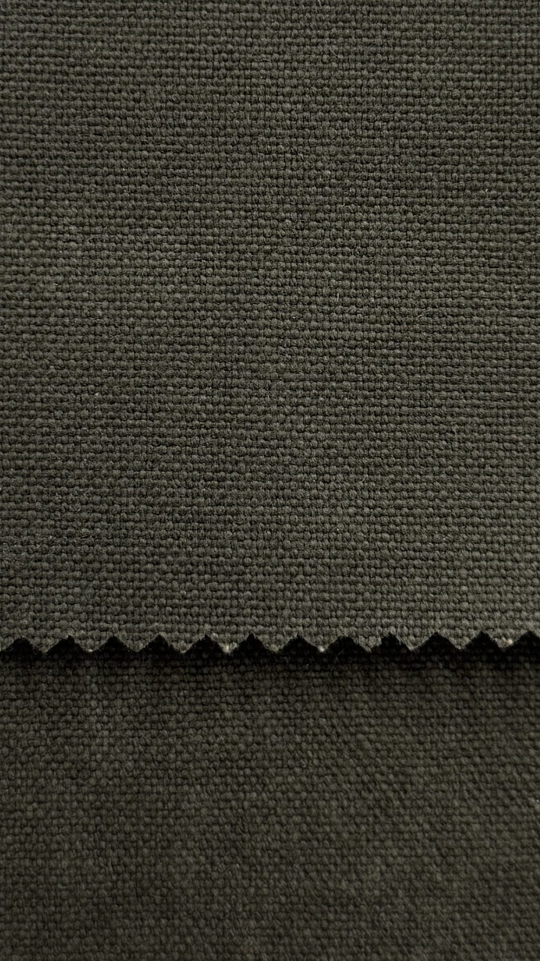 Surface of paraffin-coated canvas fabric