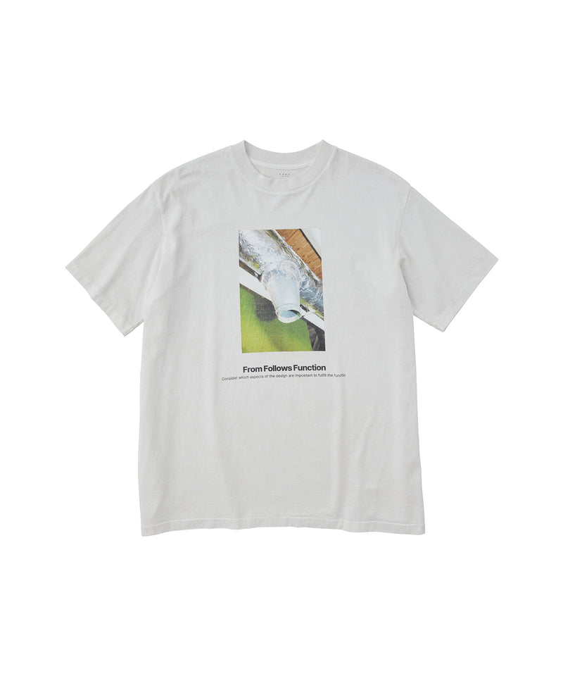 17/-ROUND SHAPE DYED TEE 