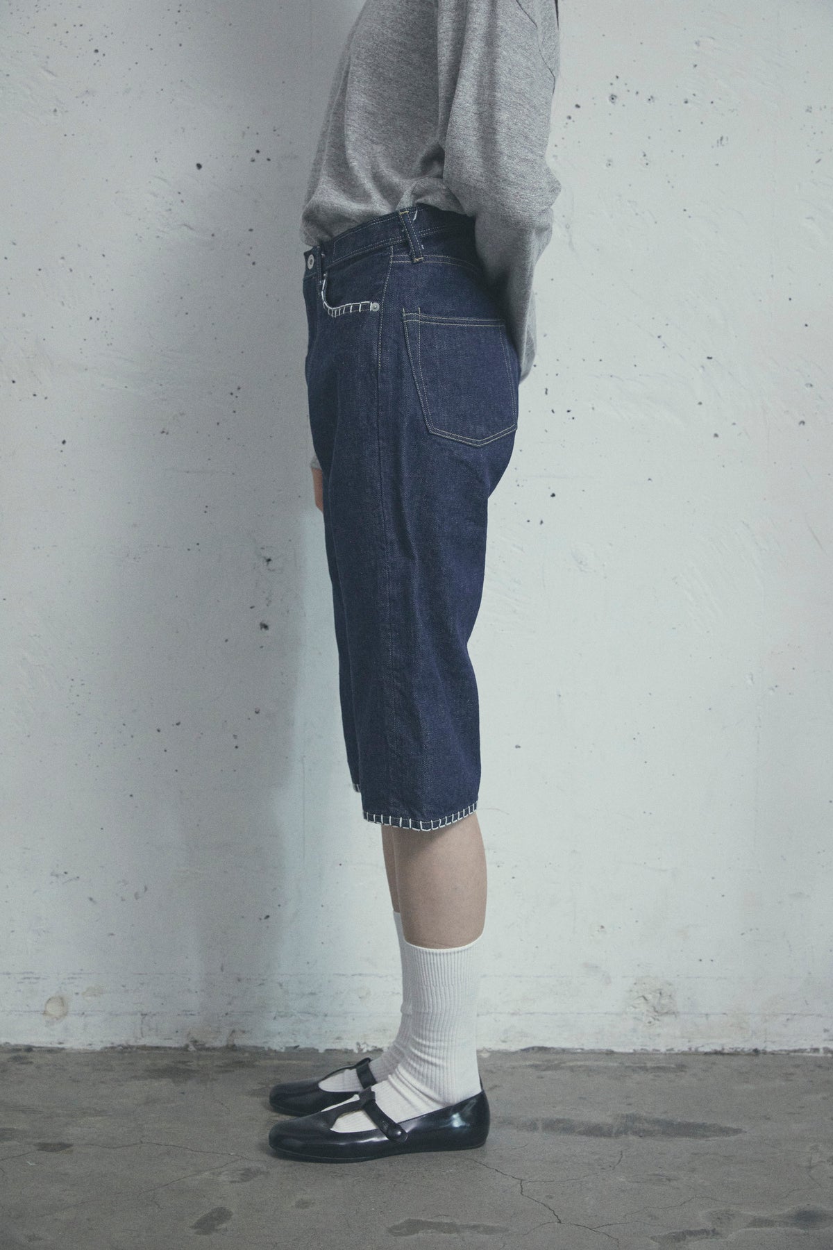 BLANKET-STITCH SHORTS