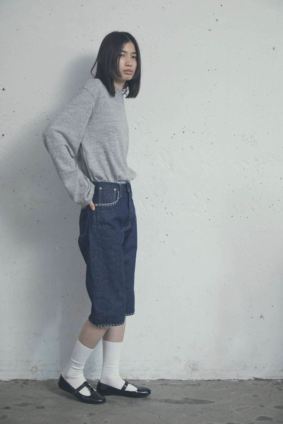 BLANKET-STITCH SHORTS