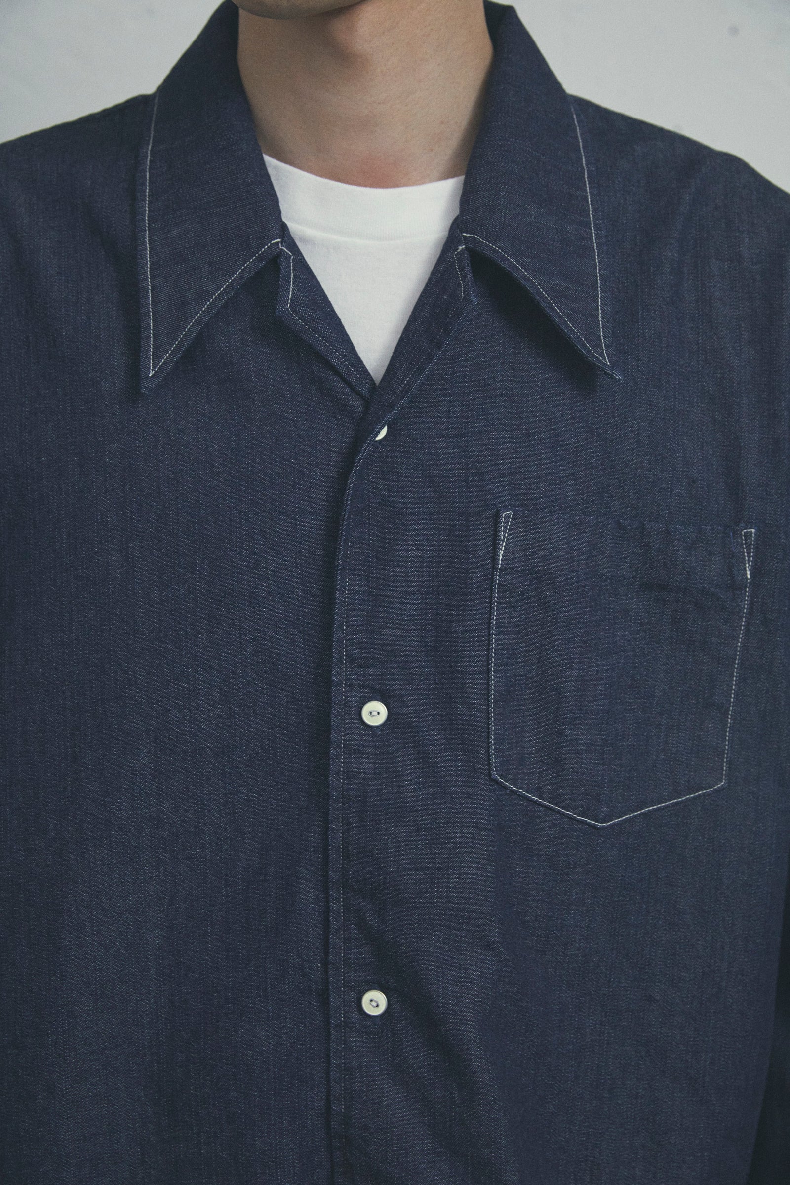 70’S DENIM SHIRT INDIGO