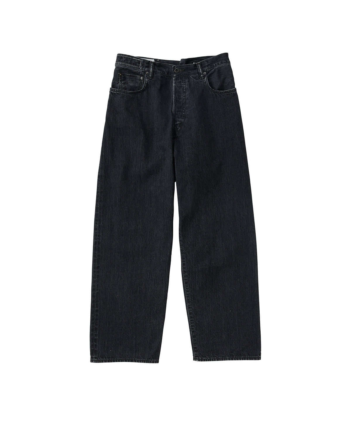 SELVEDGE CROSS DENIM PANTS FADED BLACK