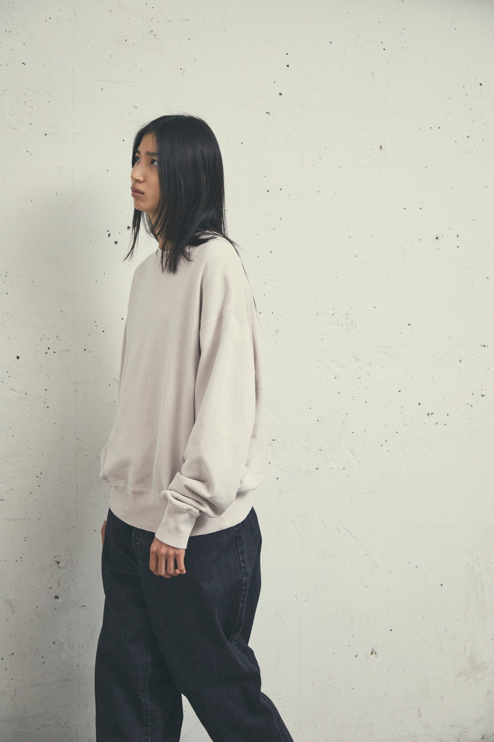 USED DYED CREW NECK SWEAT