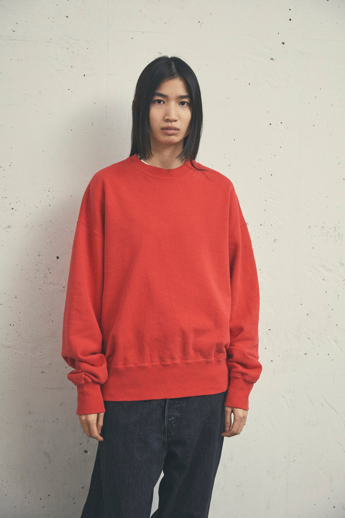 USED DYED CREW NECK SWEAT
