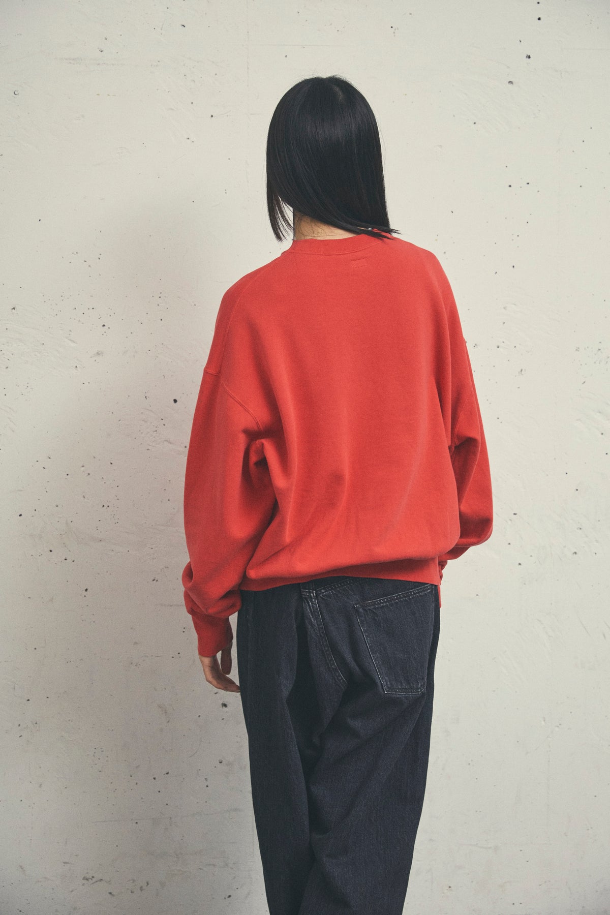 USED DYED CREW NECK SWEAT