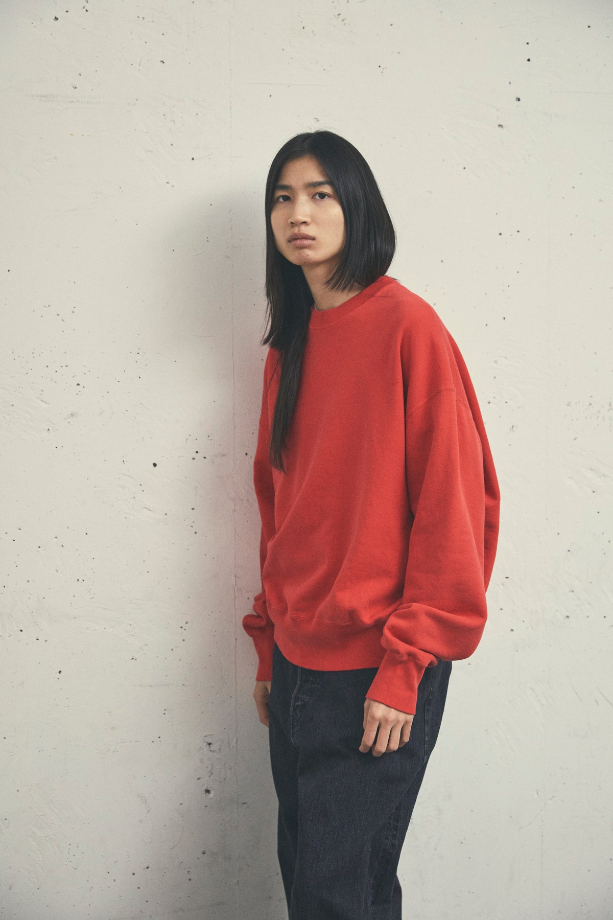 USED DYED CREW NECK SWEAT