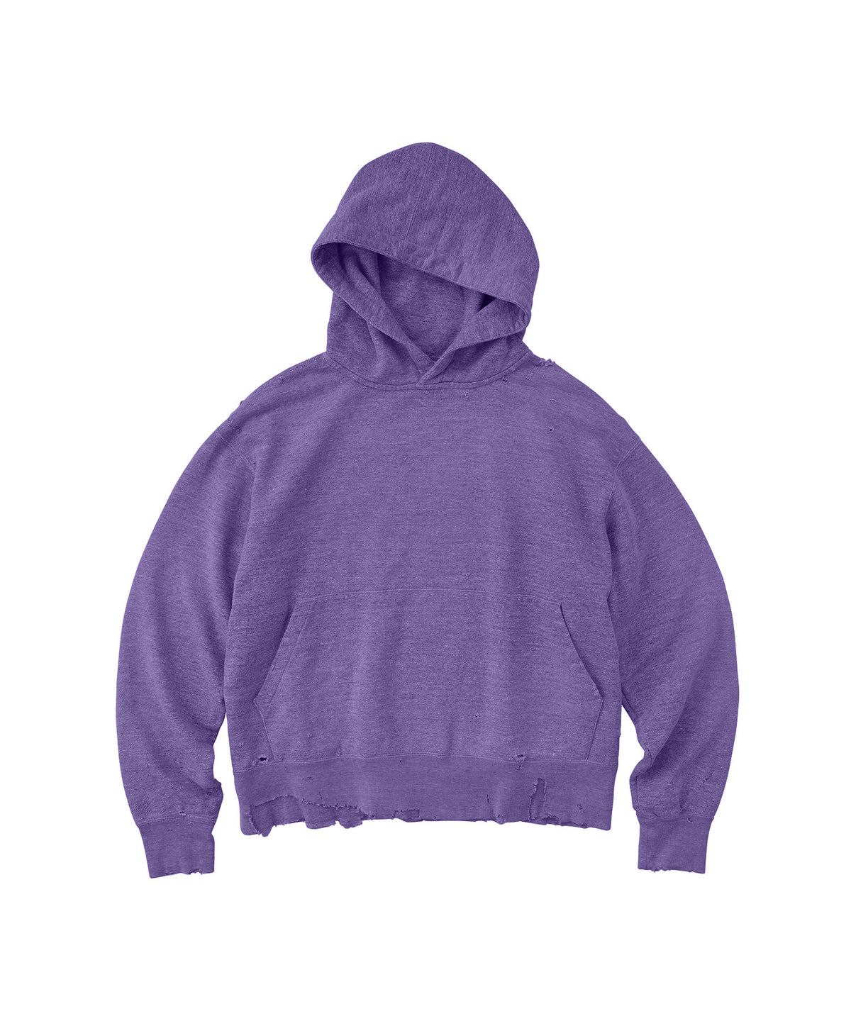 MORE DAMAGE WASHED SWEAT PARKA