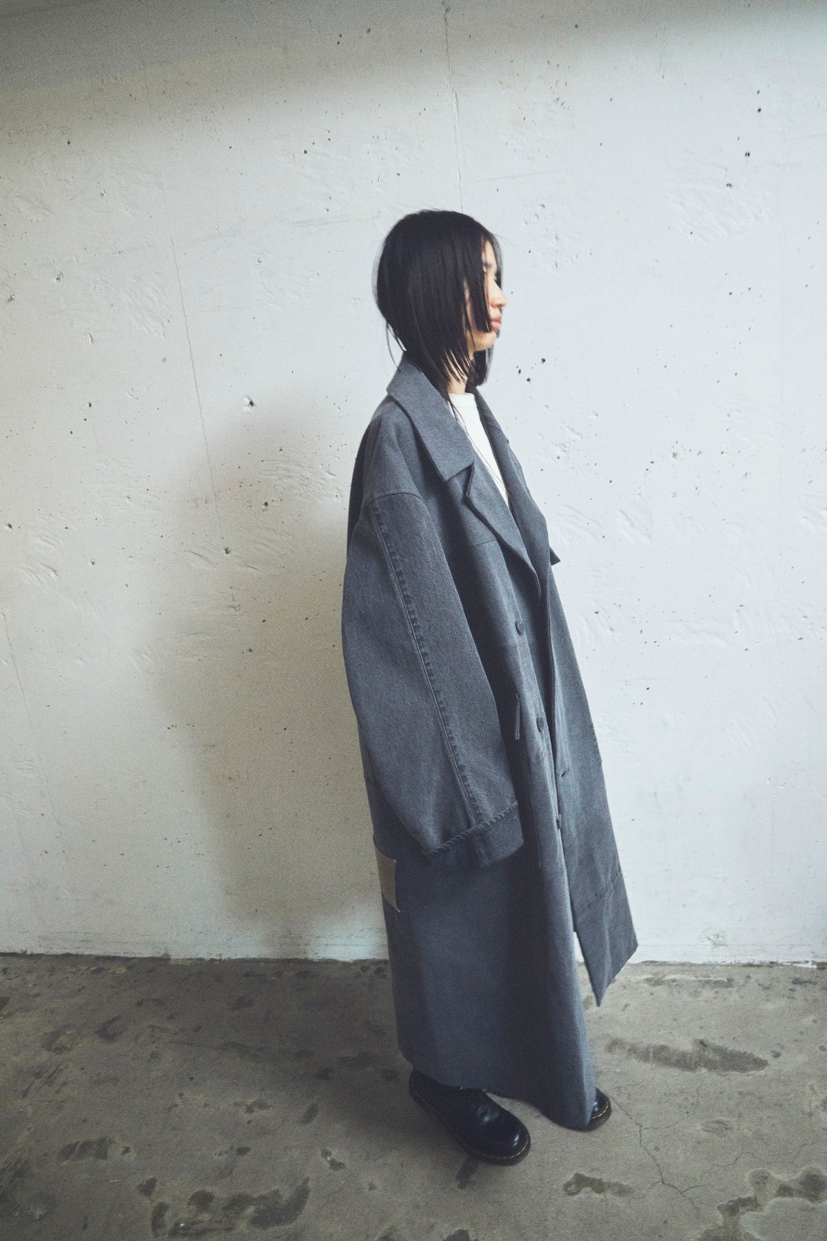 REMAKE DENIM MILITARY MARK III COAT