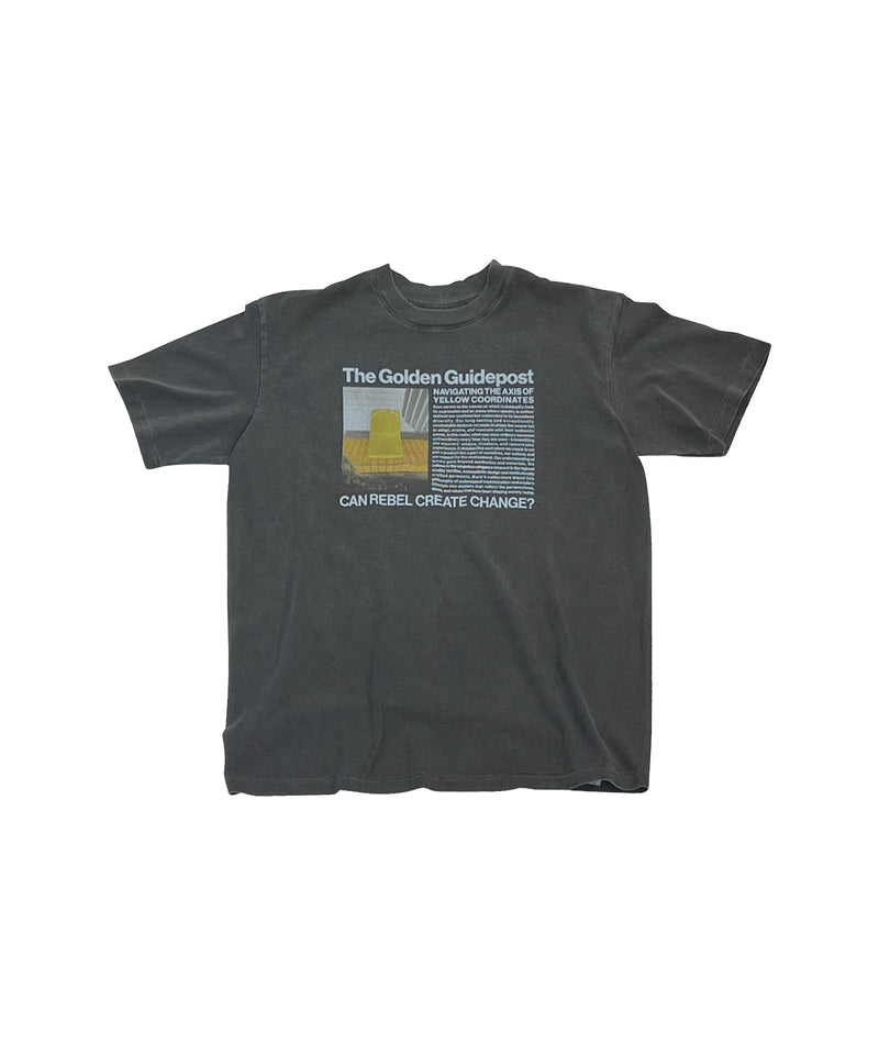 17/-ROUND SHAPE DYED TEE 