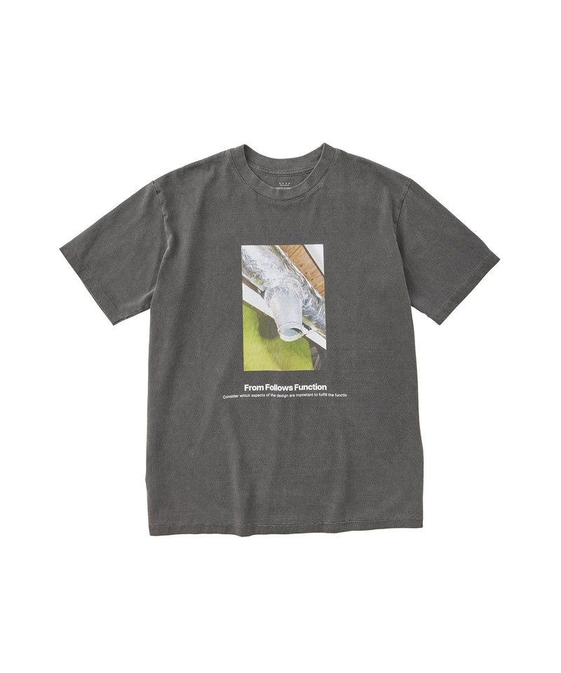 17/-ROUND SHAPE DYED TEE 