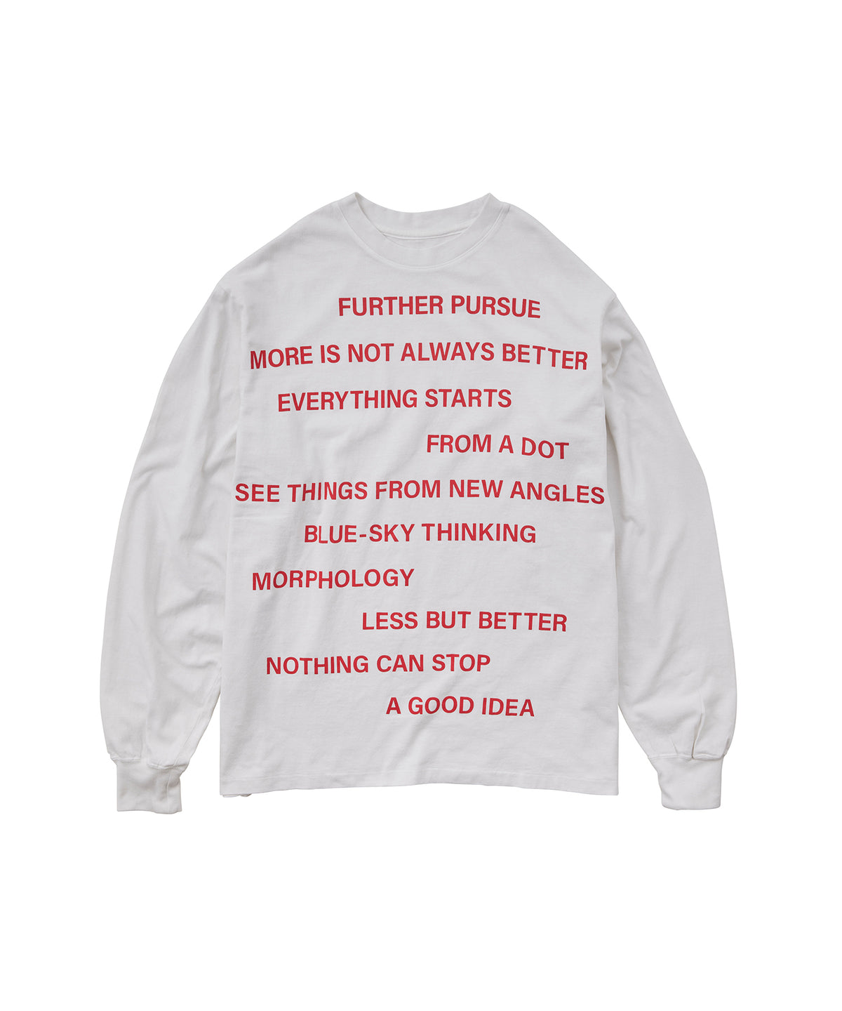 17/- ROUND SHAPE DYED L/S TEE