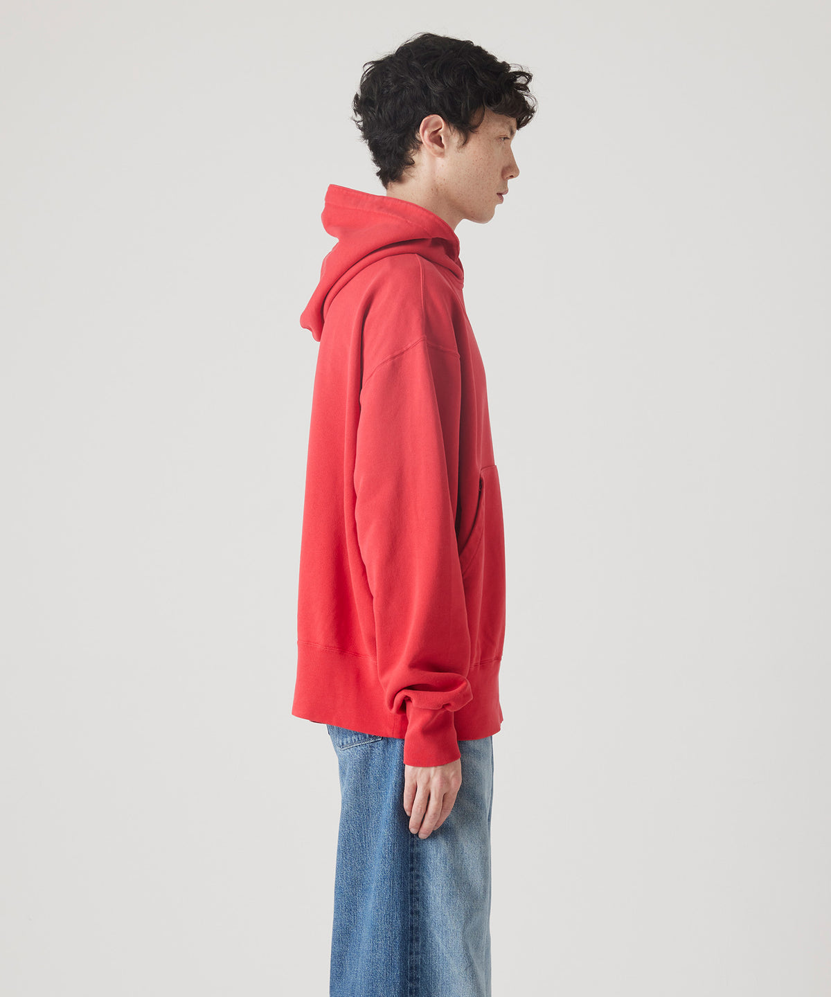 USED DYED SWEAT PARKA