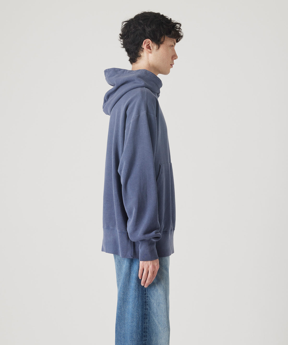 USED DYED SWEAT PARKA