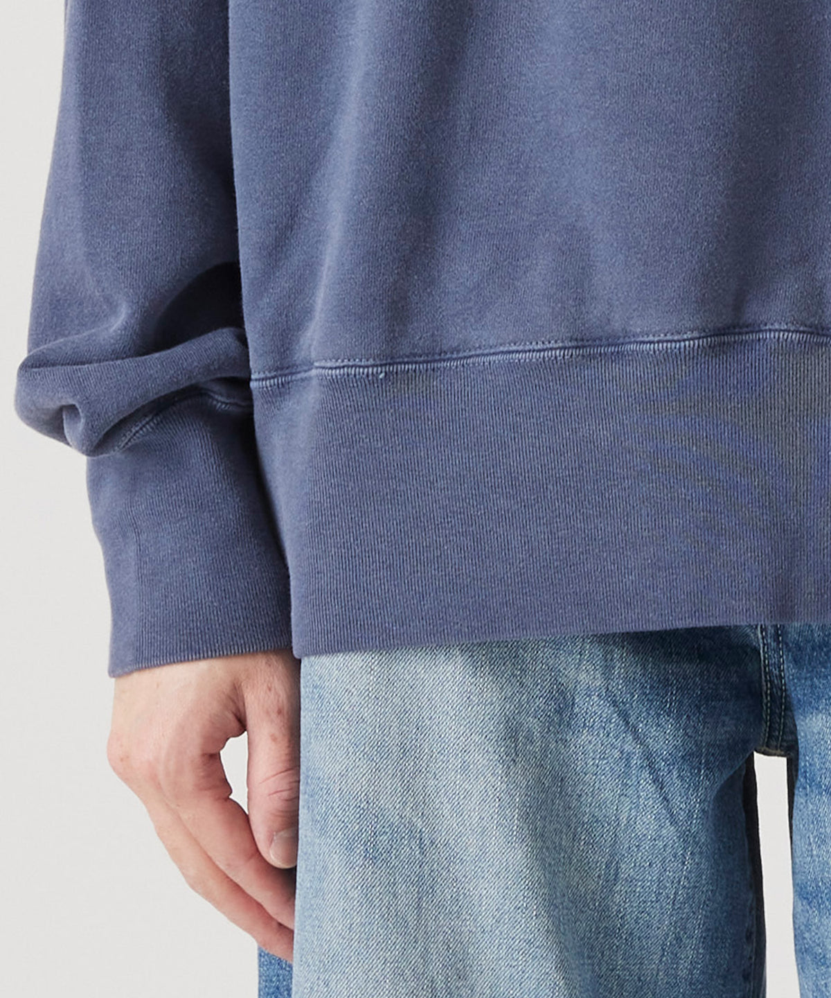 USED DYED SWEAT PARKA