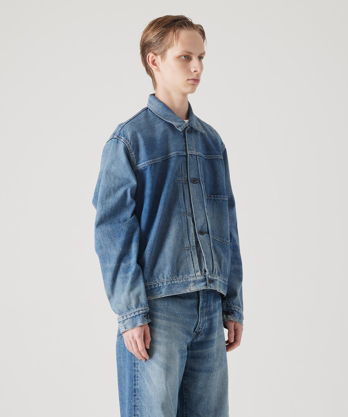STANDARD DENIM JACKET - RATIO WASH 002