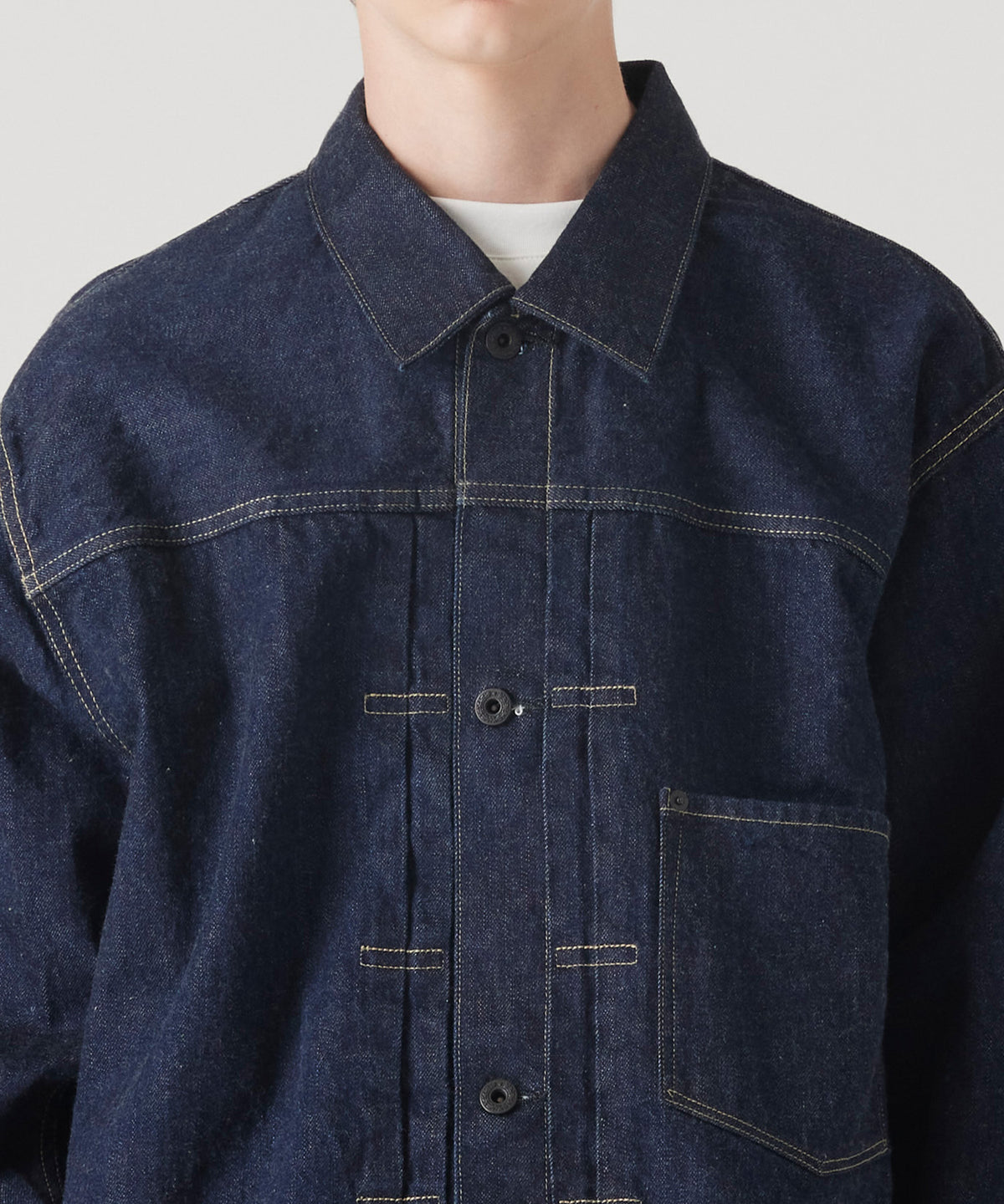 STANDARD DENIM JACKET - RATIO ONE WASH