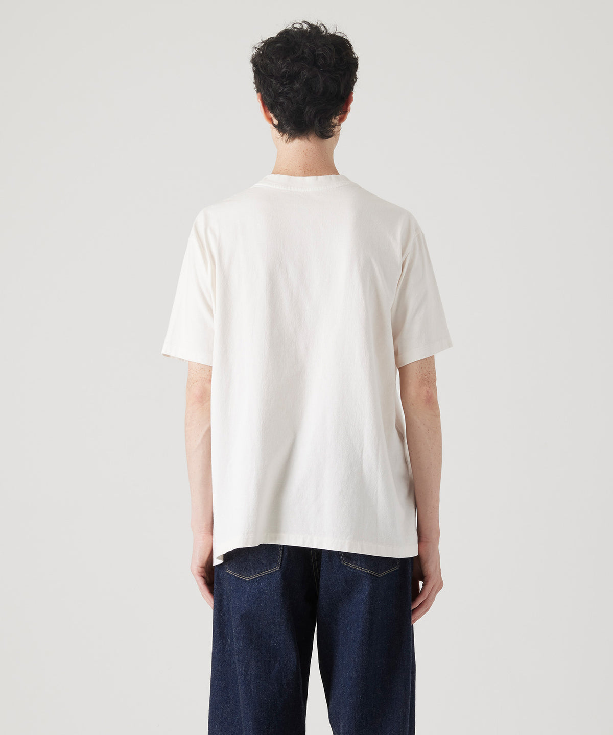 17/-ROUND SHAPE DYED TEE "In The"
