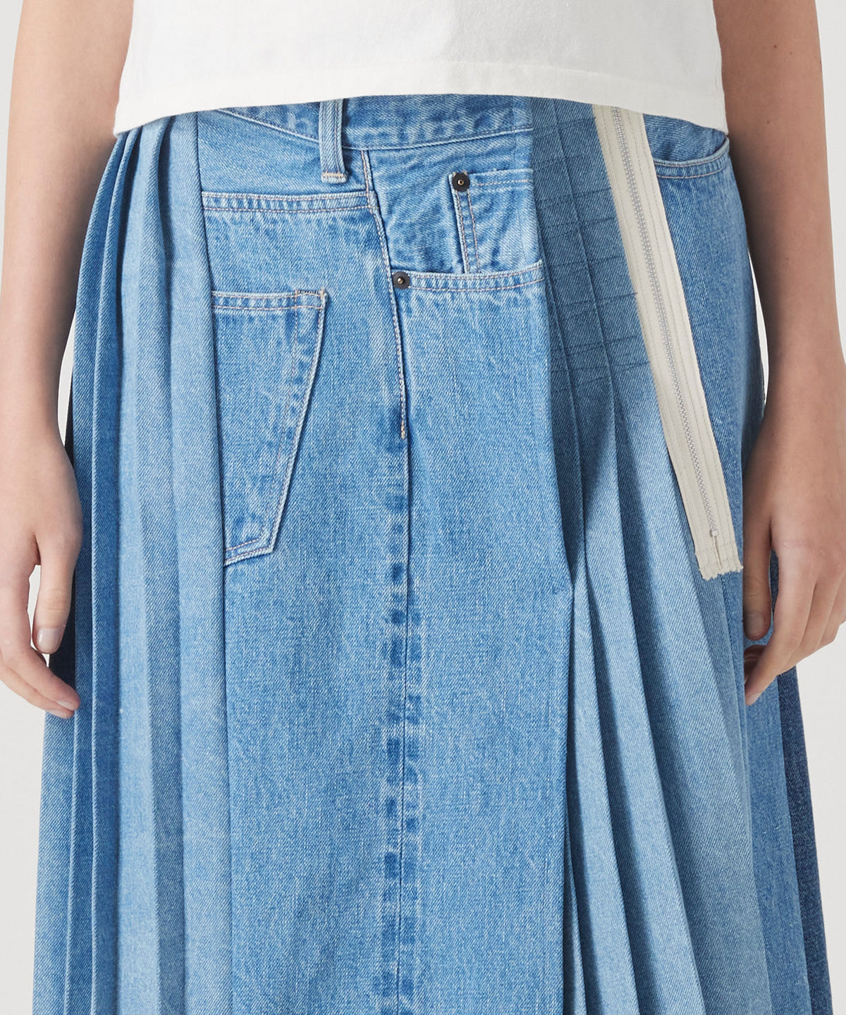 REMAKE DENIM MARK VI SKIRT