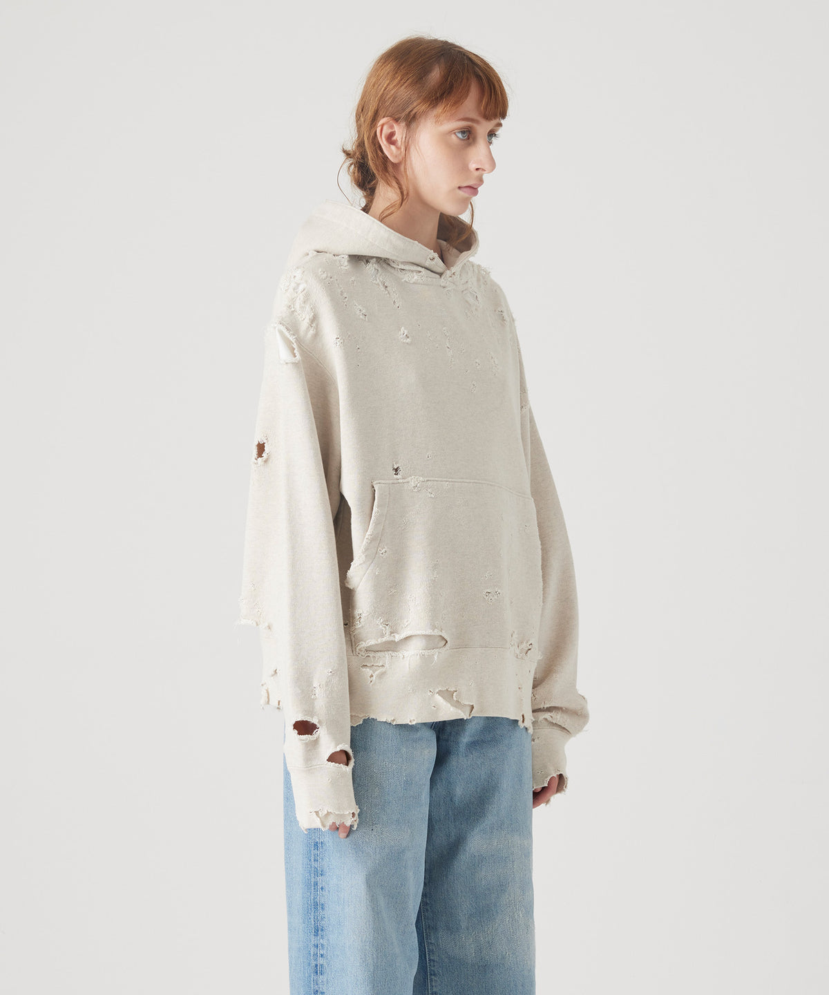 MORE DAMAGE PULL SWEAT PARKA