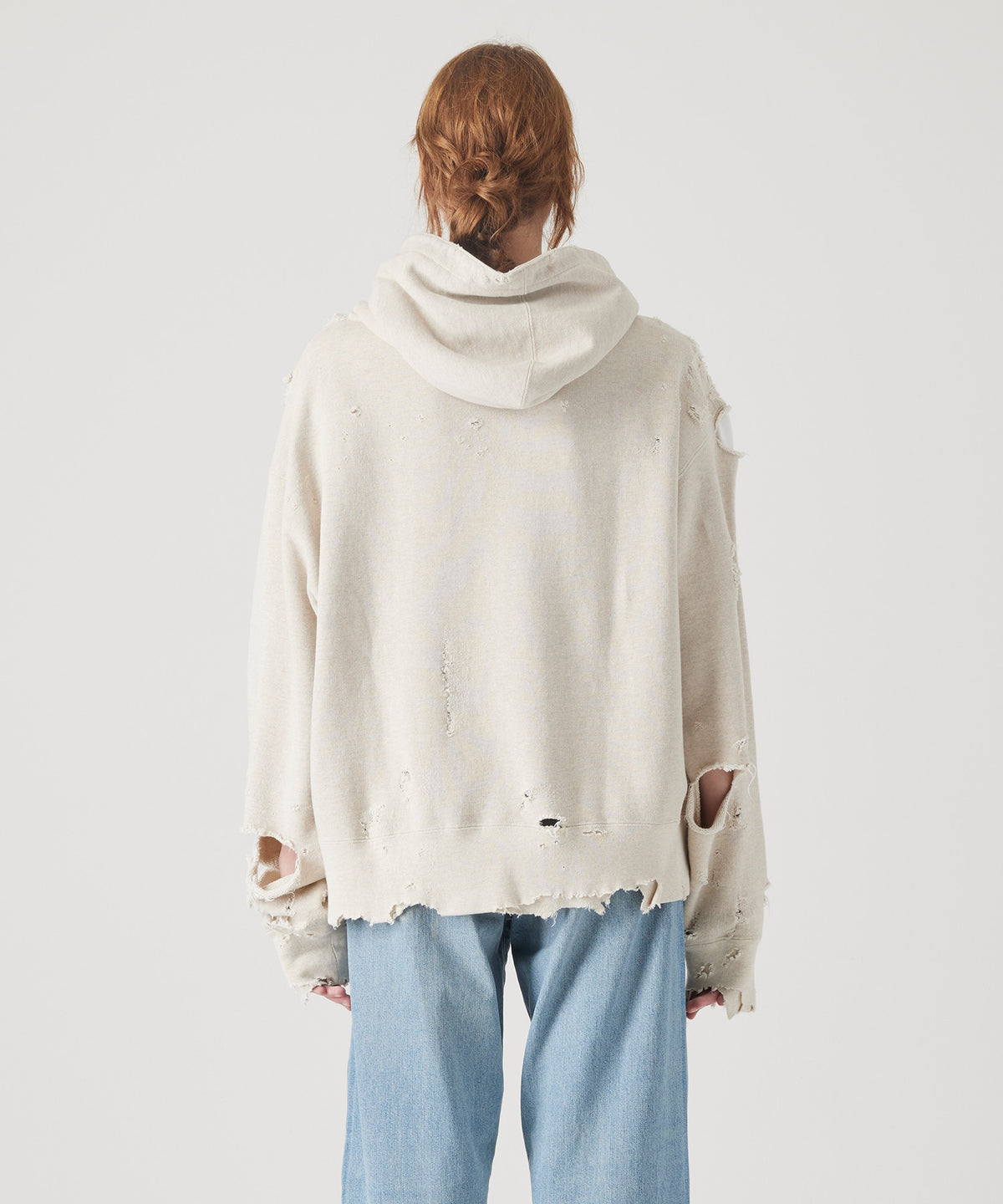 MORE DAMAGE PULL SWEAT PARKA