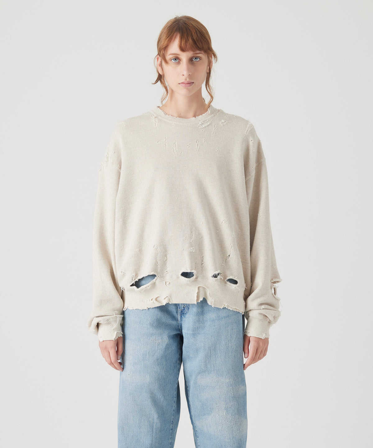 MORE DAMAGE CREW NECK SWEAT