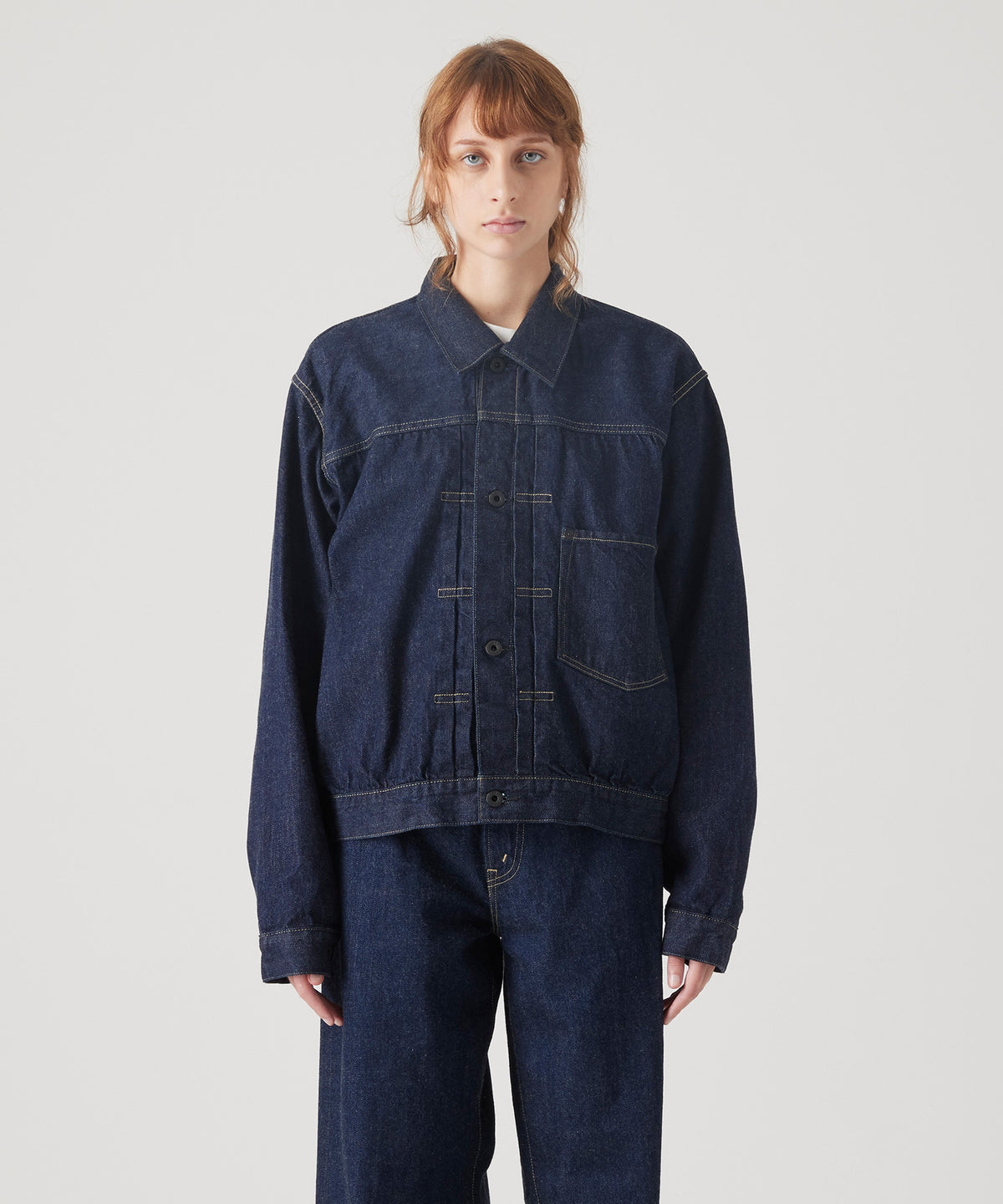 STANDARD DENIM JACKET - RATIO ONE WASH