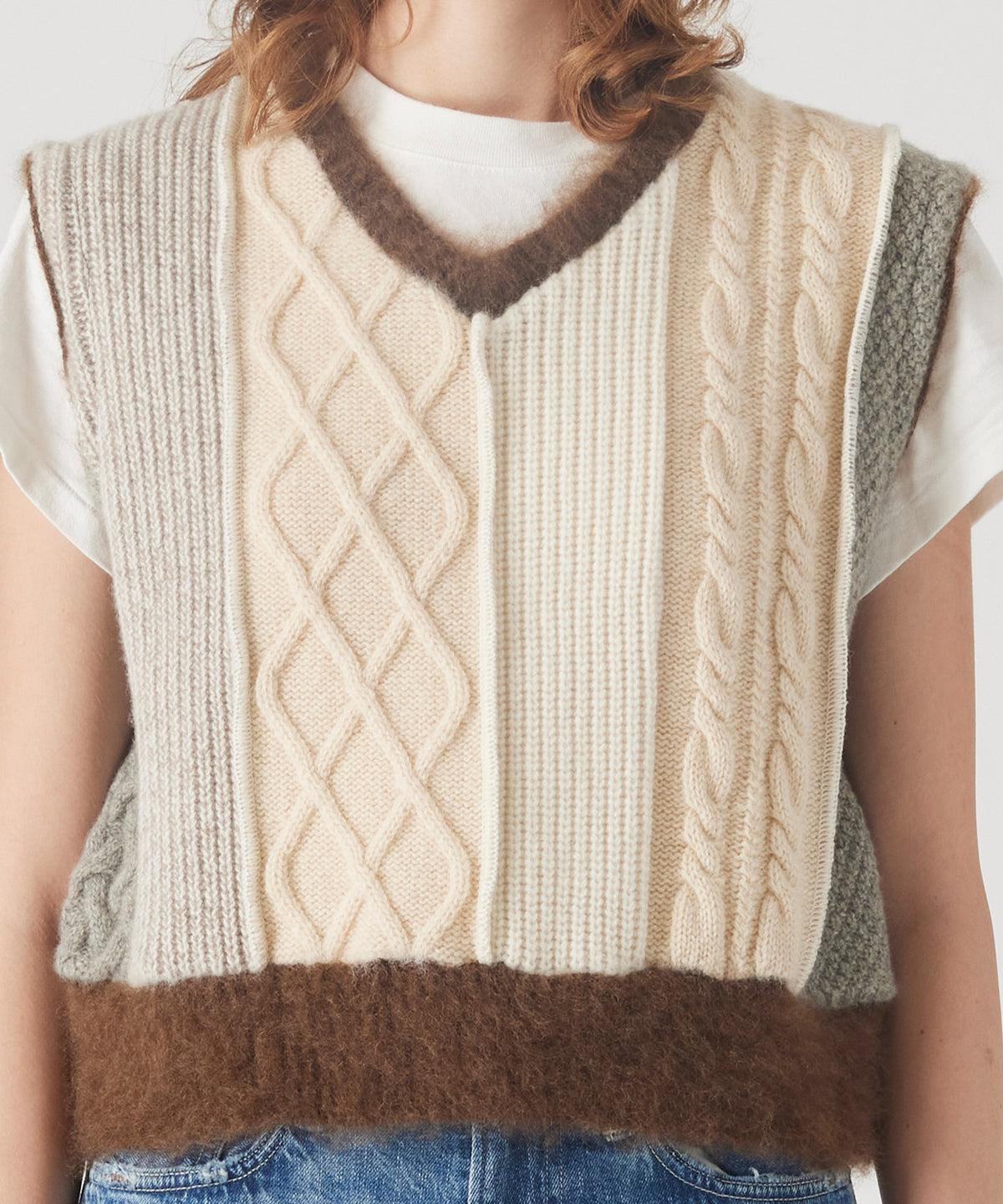 REMAKE KNIT VEST