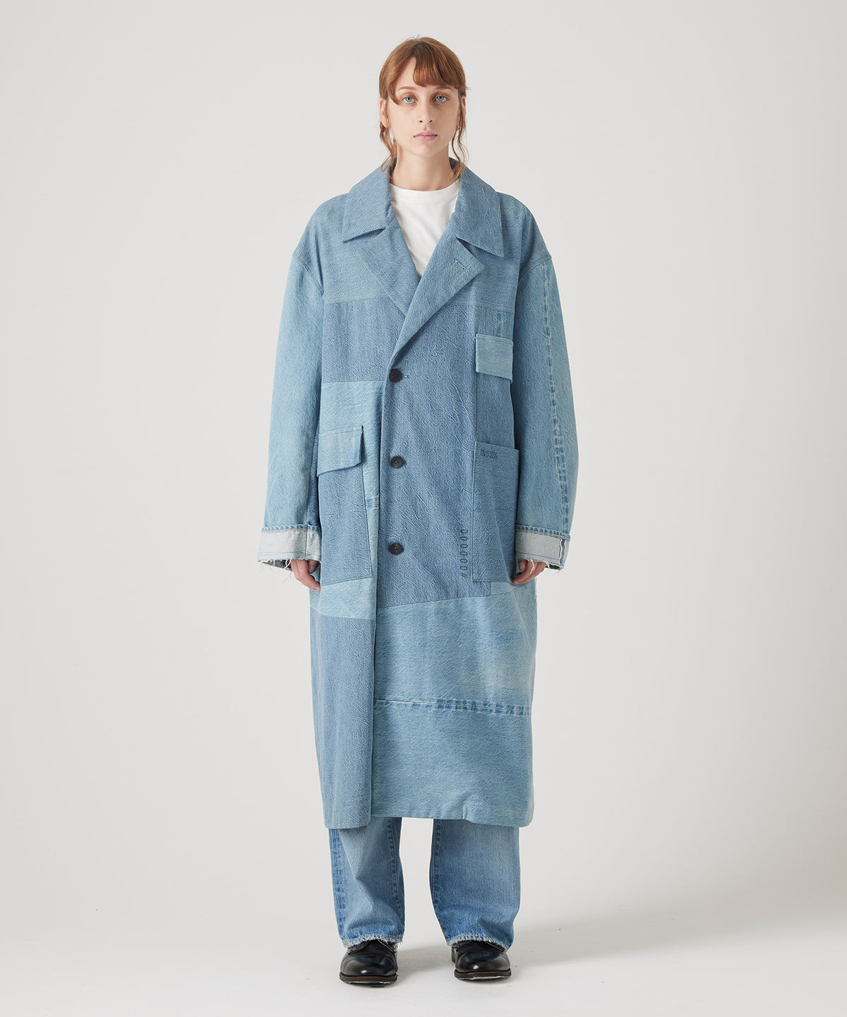 REMAKE DENIM MILITARY MARK III COAT